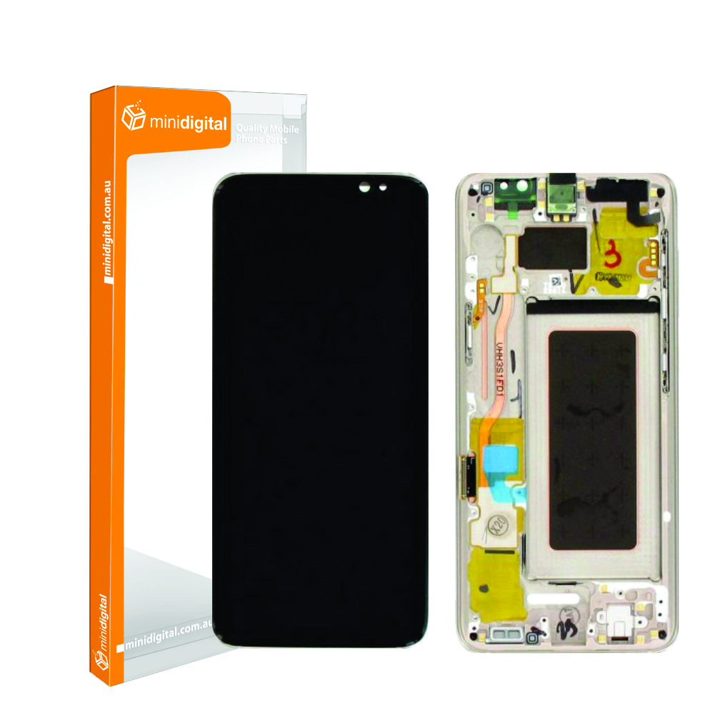 for Samsung Galaxy S8 LCD Digitizer In Gold Frame
