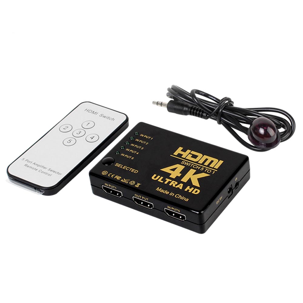 5 Way HDMI Switch Splitter 4K Ultra HD 