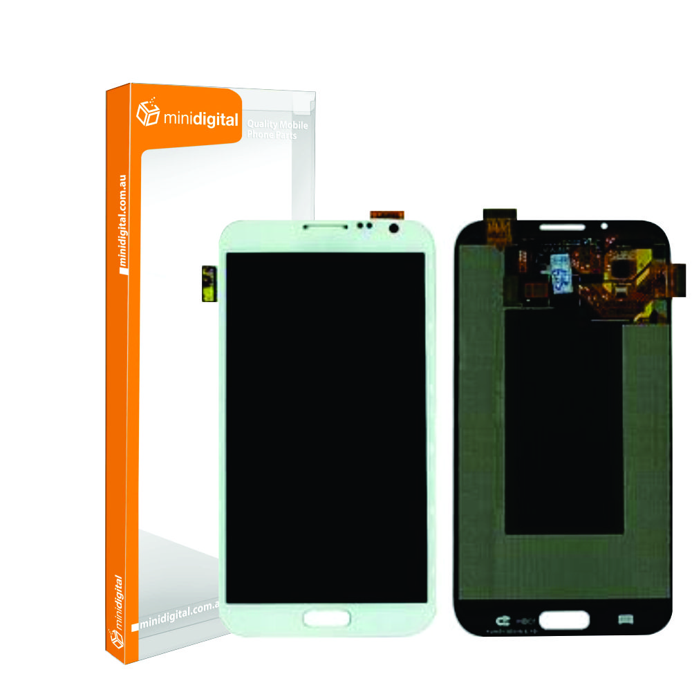 for Samsung Galaxy Note 2 LCD Digitizer White no Frame n7100 n7105
