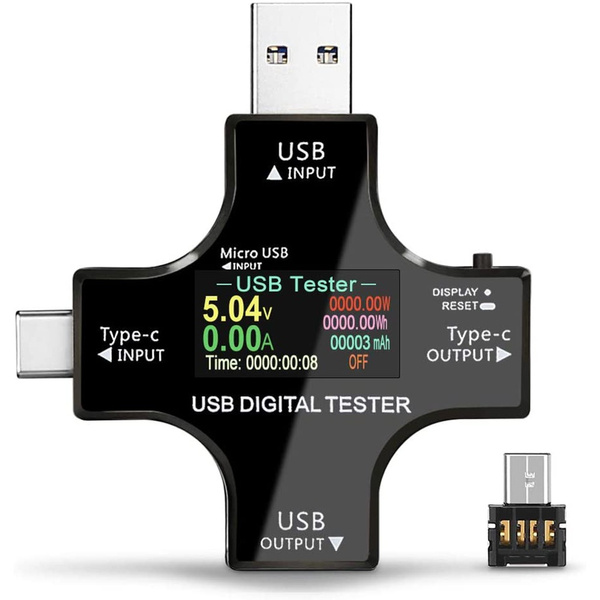 USB Battery Charge Port Tester USB-C bluetooth app 