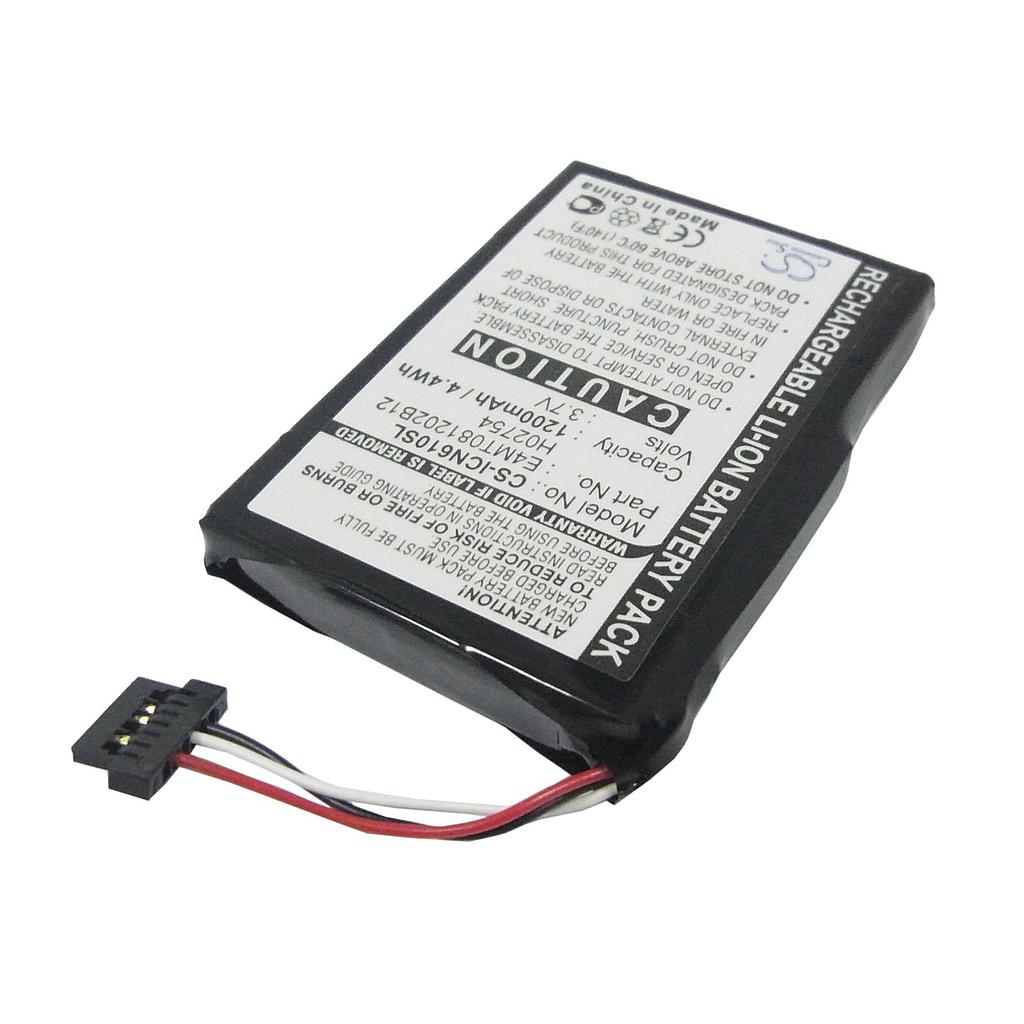 Battery for Navman S Series S45 F15 S300T MY50T